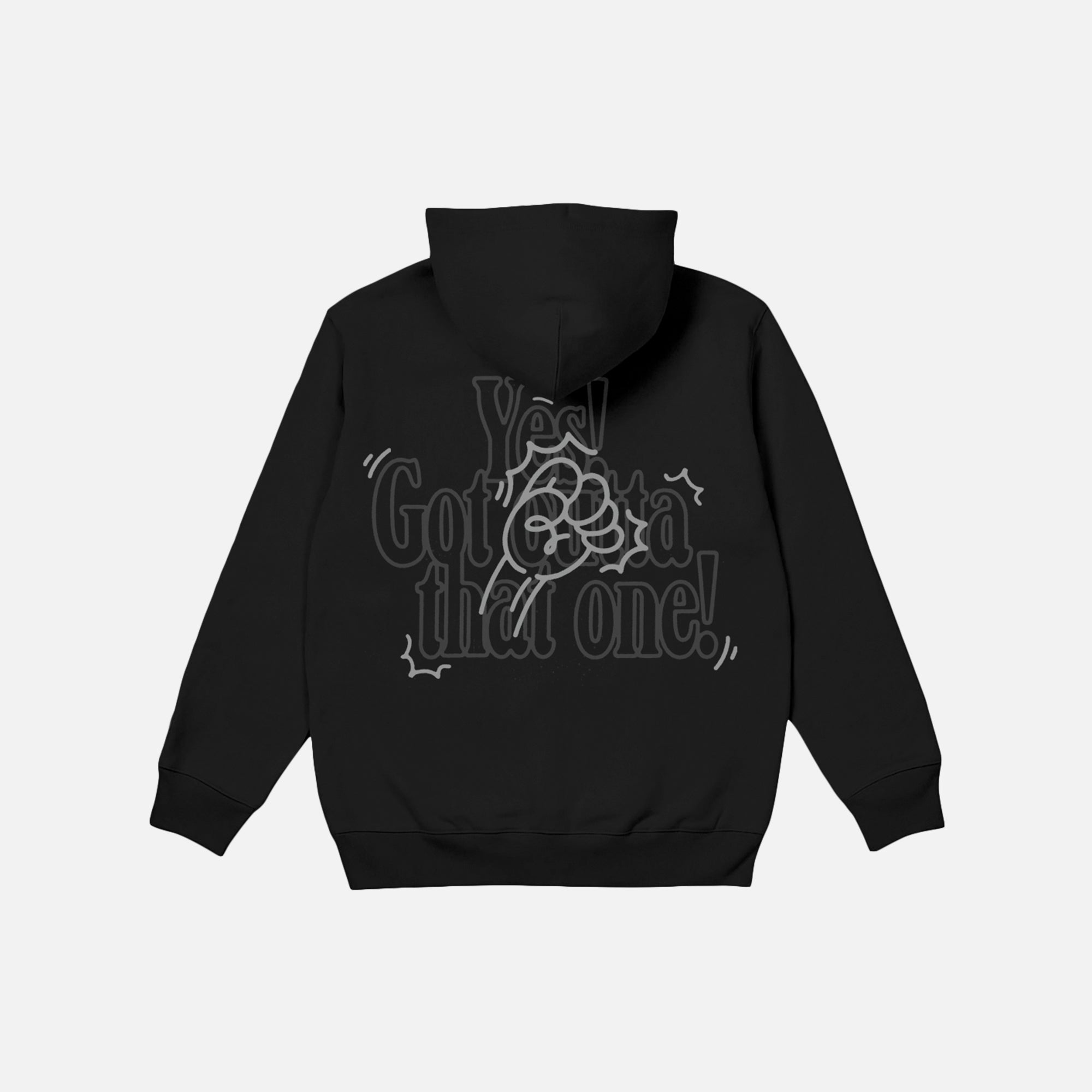 Lifeline "Got Outta That One" Black/Grey Hoodie