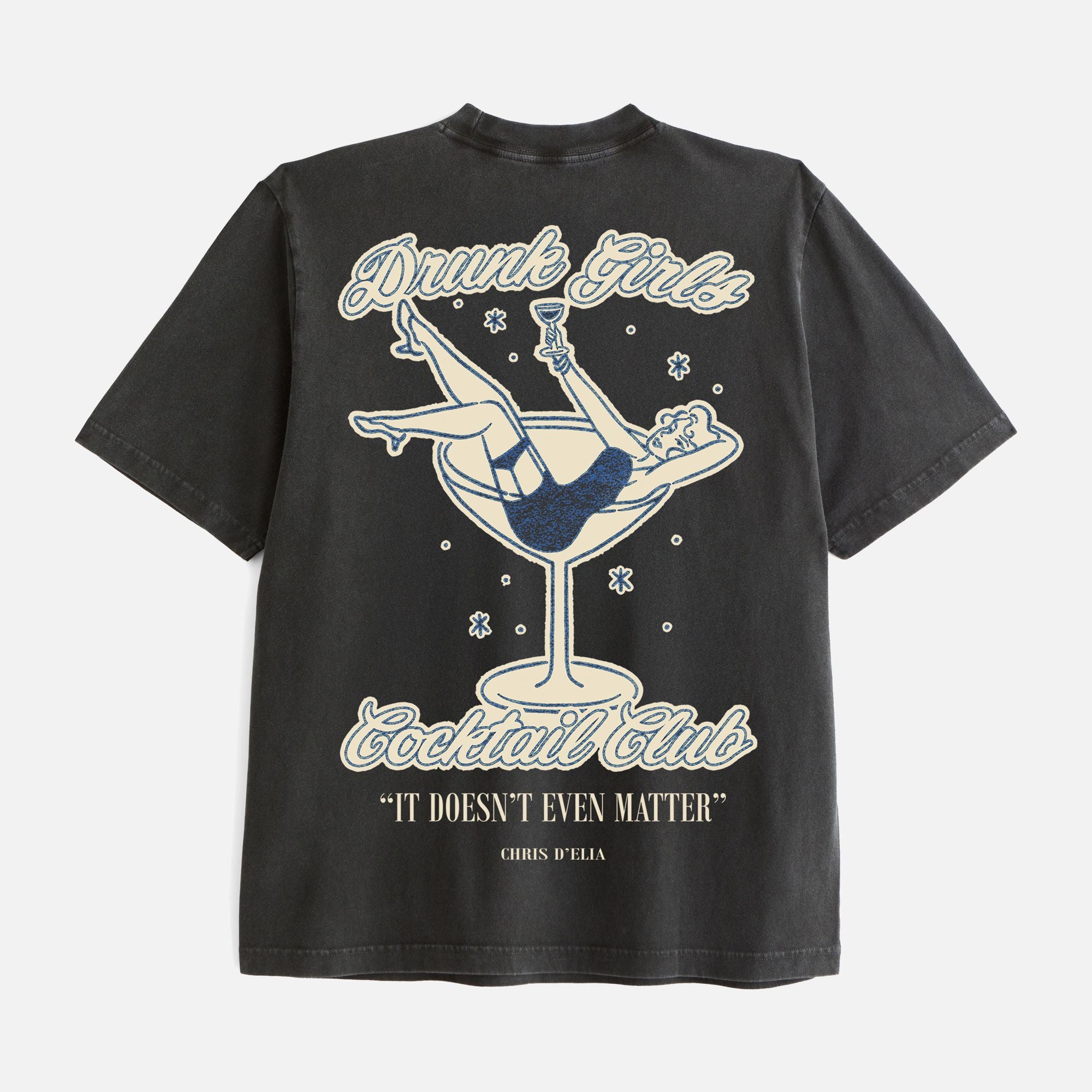 Cocktail Club Black Tee
