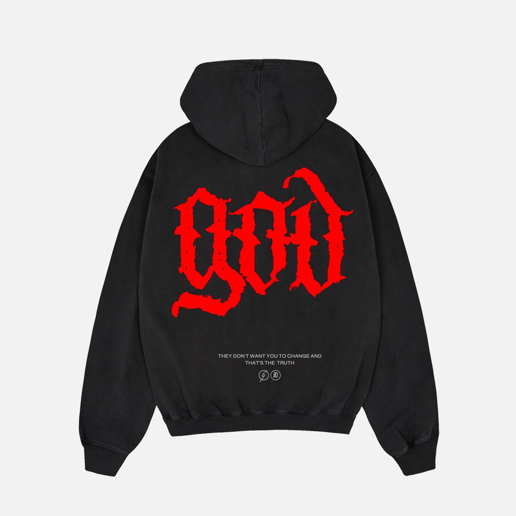 Grow or Die Premium Hoodie. Back
