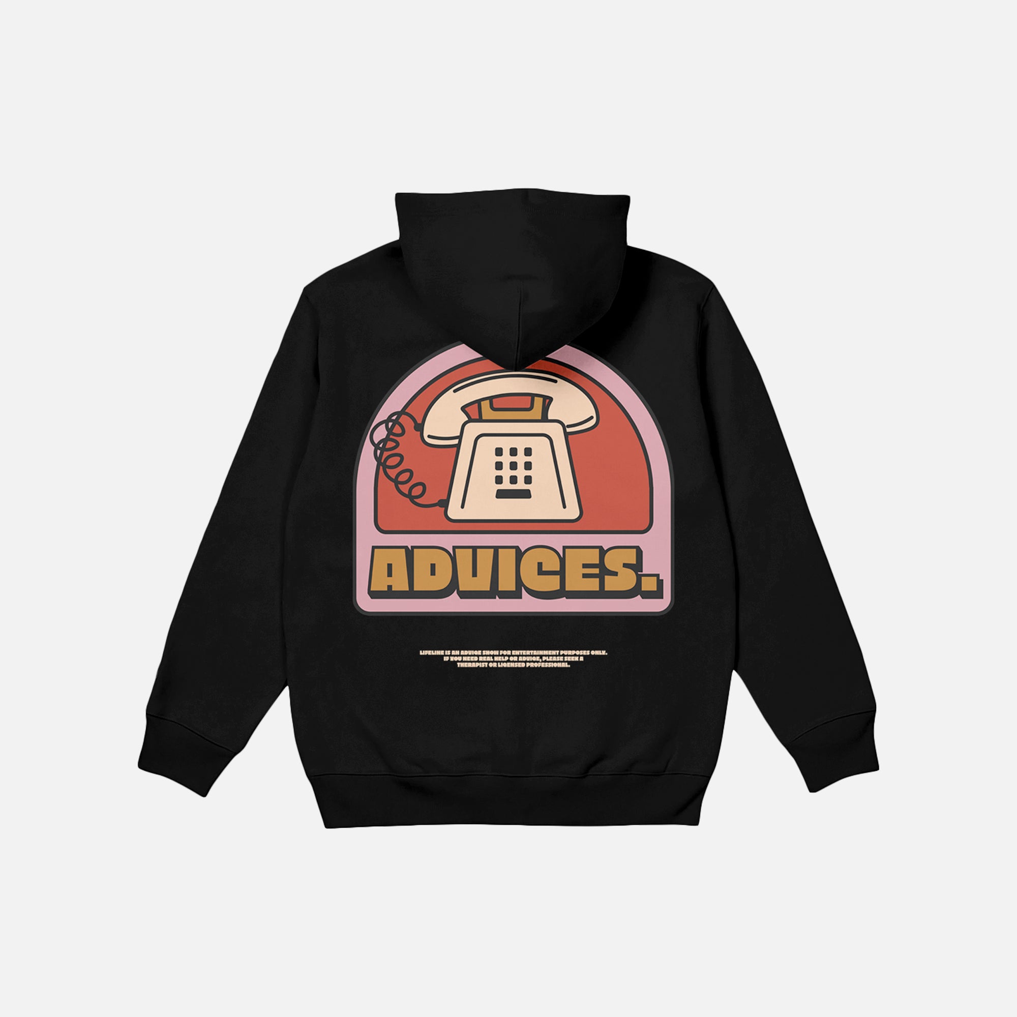 Advices Black Hoodie