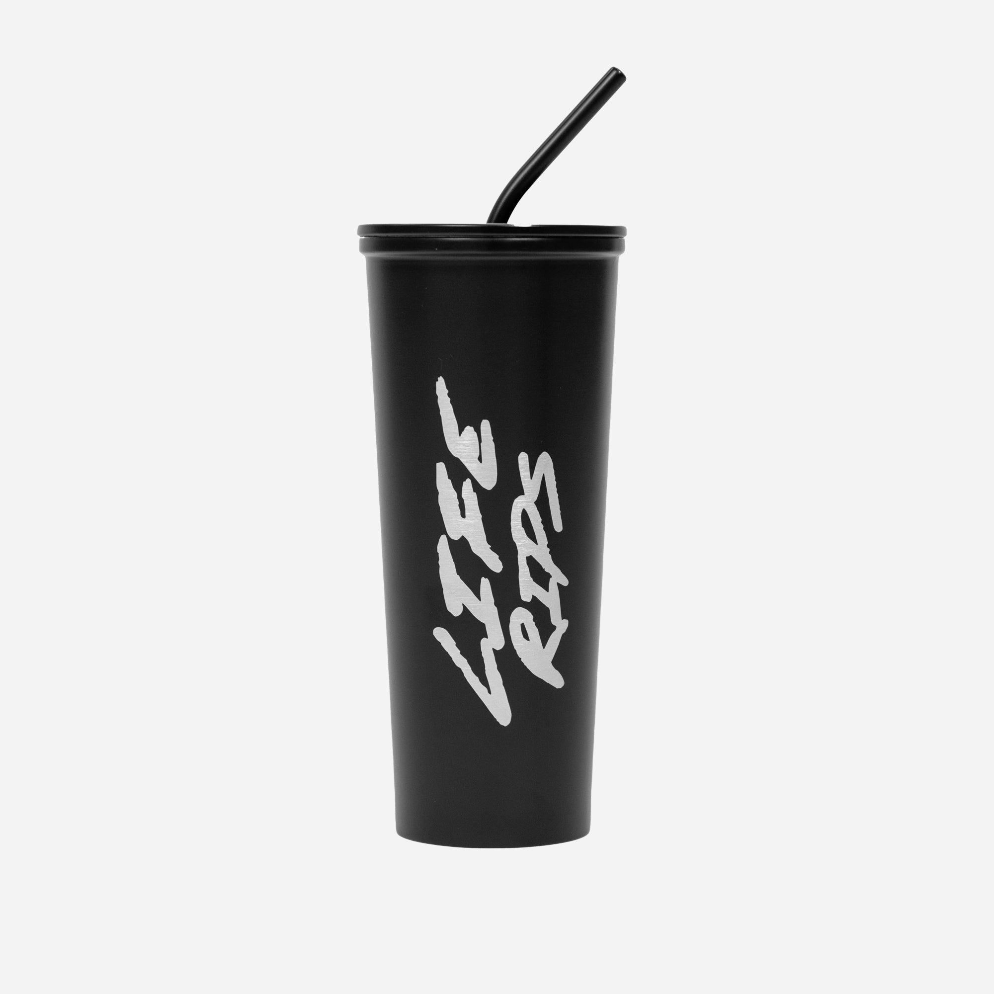 black las vegad starbucks cup Life Rips Metal Black Tumbler