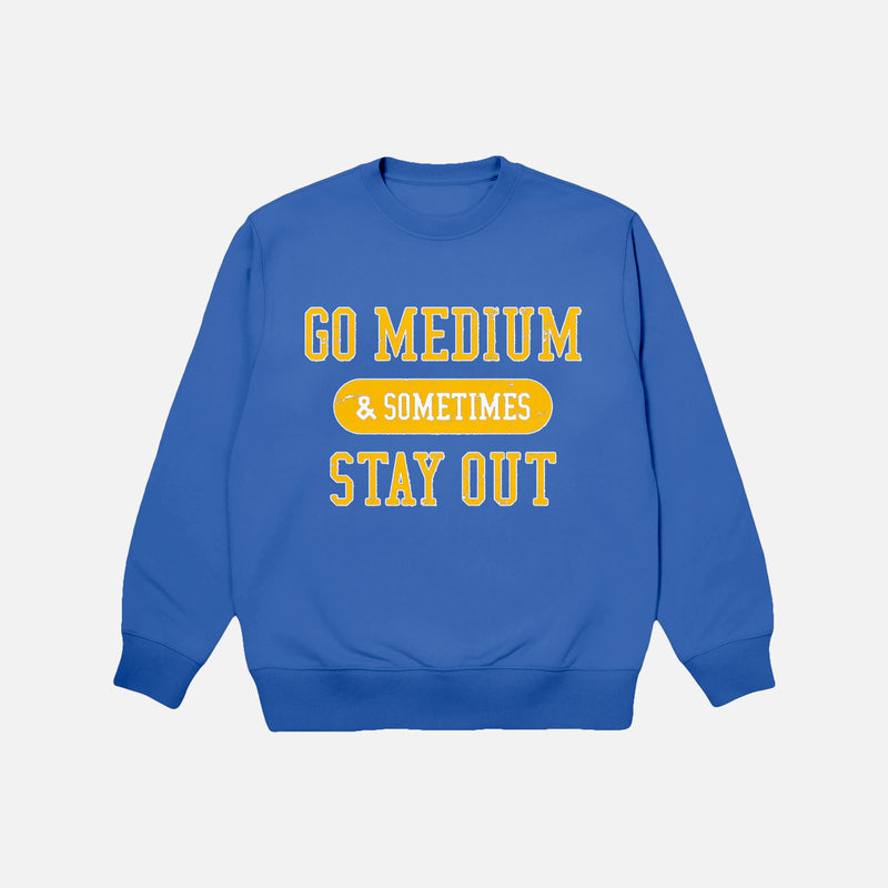 Go Medium Blue Crewneck