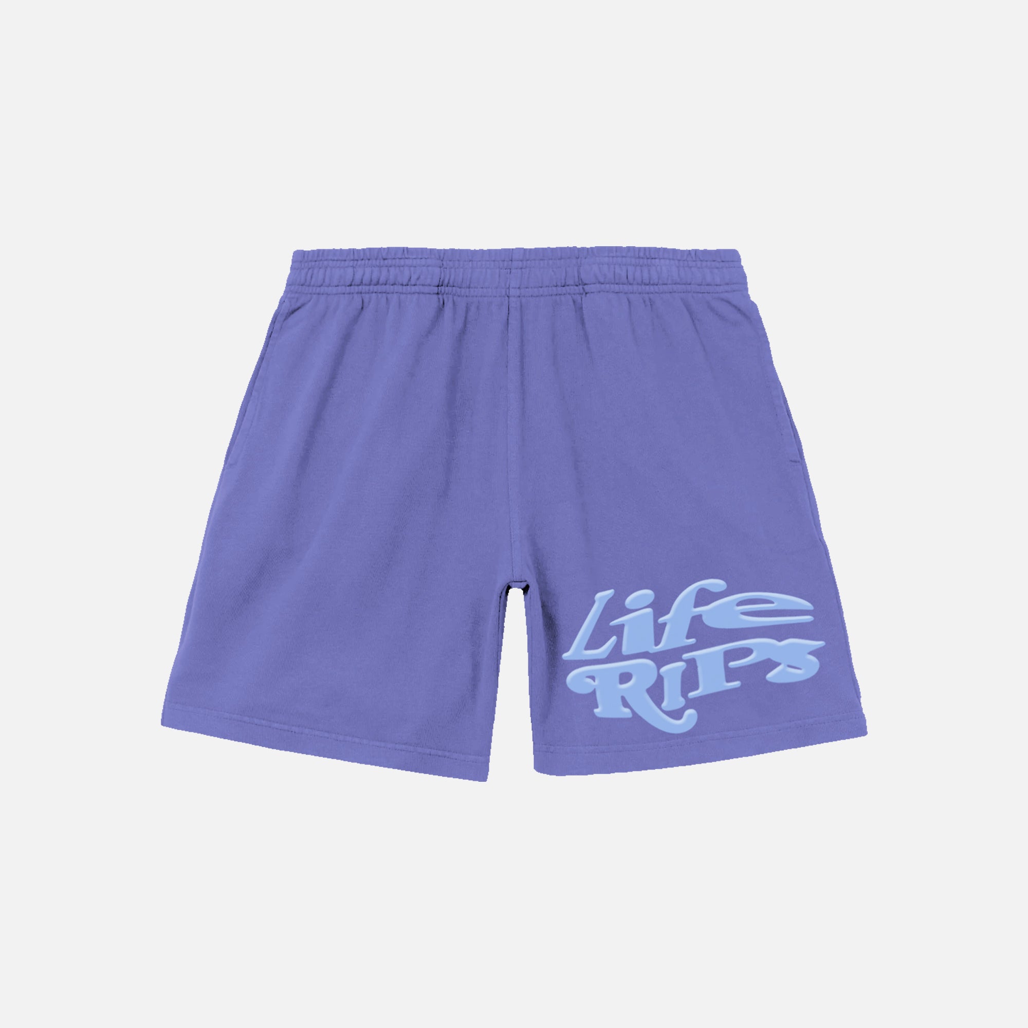 Life Rips Periwinkle Sweat Shorts – The Chris D'Elia Store