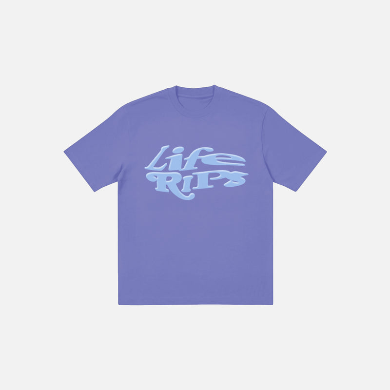 Life Rips Periwinkle Tee